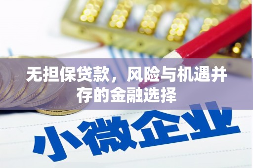 延津无担保贷款，风险与机遇并存的金融选择