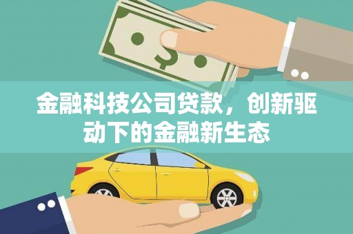 延津金融科技公司贷款，创新驱动下的金融新生态