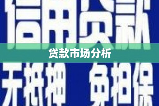 延津贷款市场分析