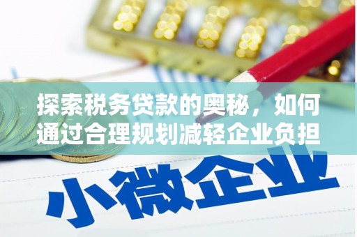 延津探索税务贷款的奥秘，如何通过合理规划减轻企业负担