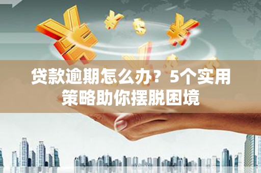 延津贷款逾期怎么办？5个实用策略助你摆脱困境