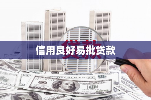 延津信用良好易批贷款