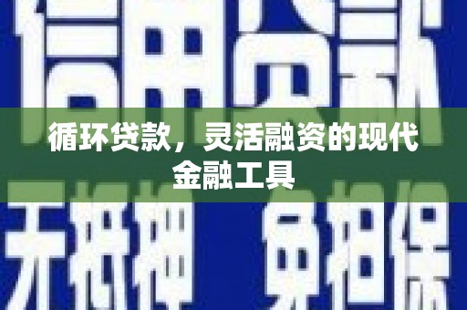 延津循环贷款，灵活融资的现代金融工具