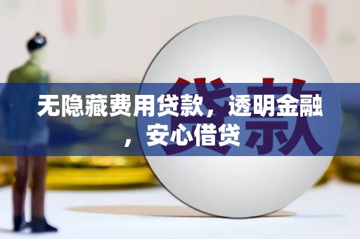 延津无隐藏费用贷款，透明金融，安心借贷