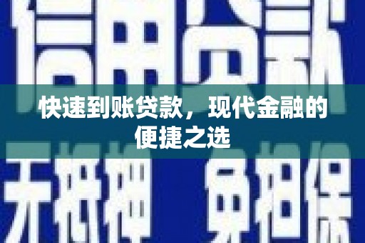 延津快速到账贷款，现代金融的便捷之选