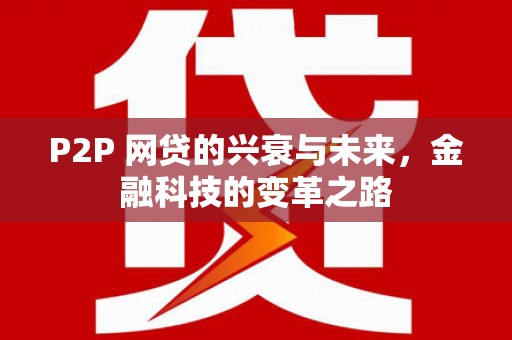 延津P2P 网贷的兴衰与未来，金融科技的变革之路