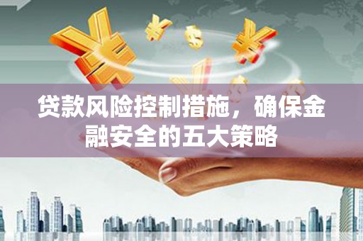 延津贷款风险控制措施，确保金融安全的五大策略