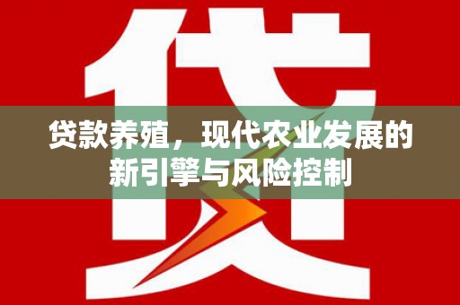延津贷款养殖，现代农业发展的新引擎与风险控制