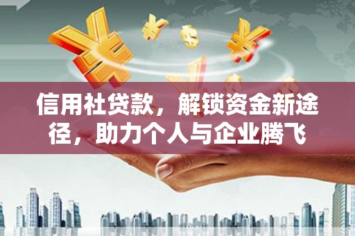延津信用社贷款，解锁资金新途径，助力个人与企业腾飞