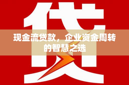 延津现金流贷款，企业资金周转的智慧之选