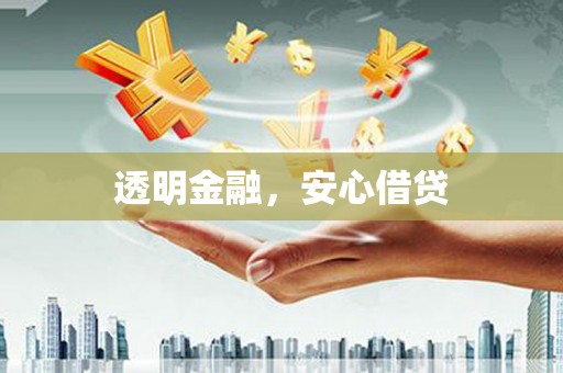 延津透明金融，安心借贷